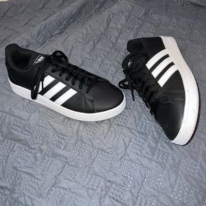 Adidas black shoes